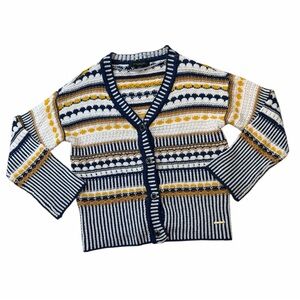 Marc New York Chunky Multicolor Knit Cardigan